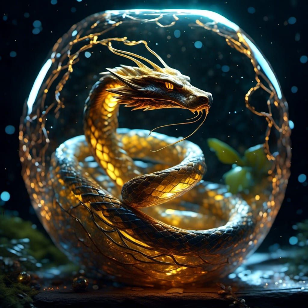 Golden Dragon snake