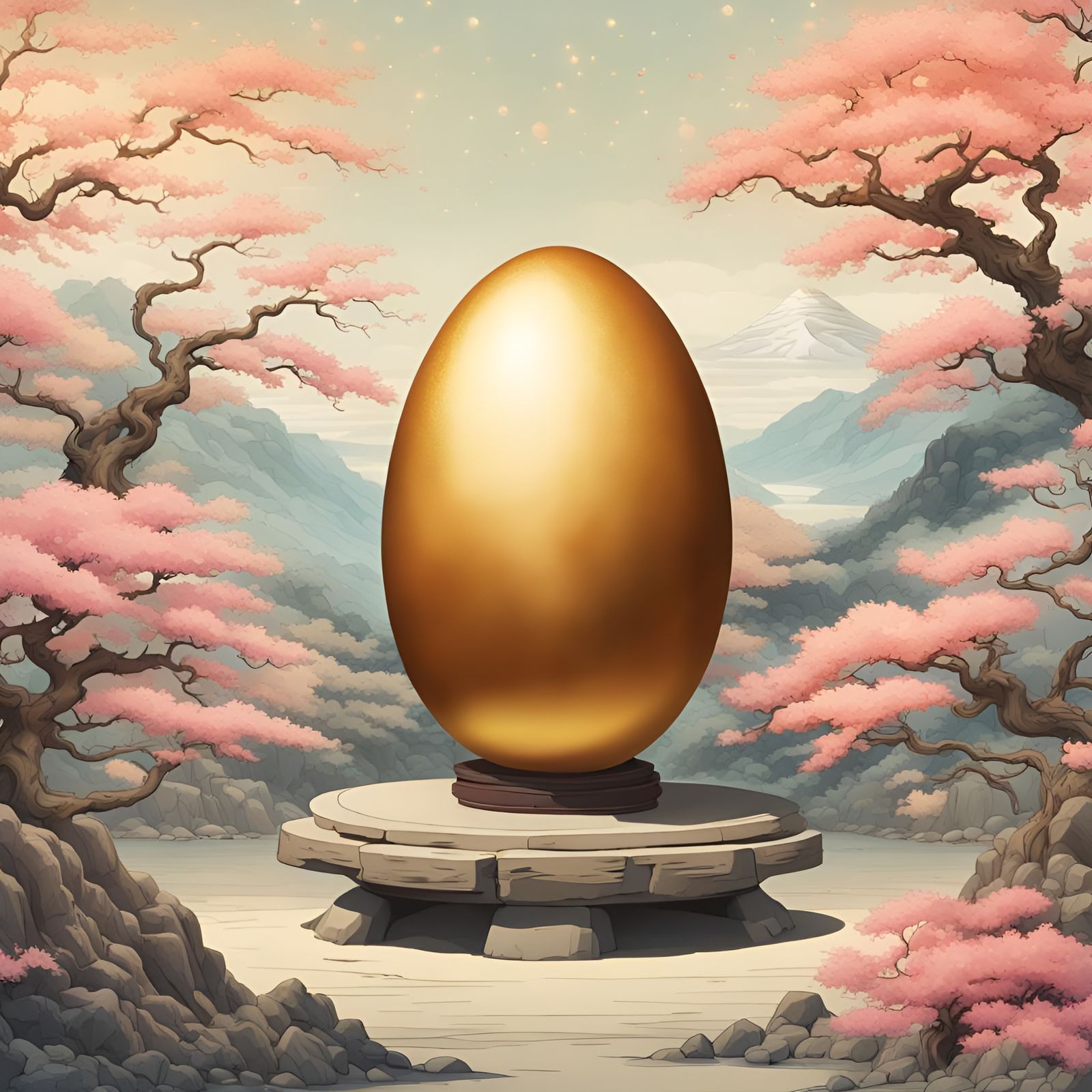 Divine Egg AI Generated Artwork NightCafe Creator