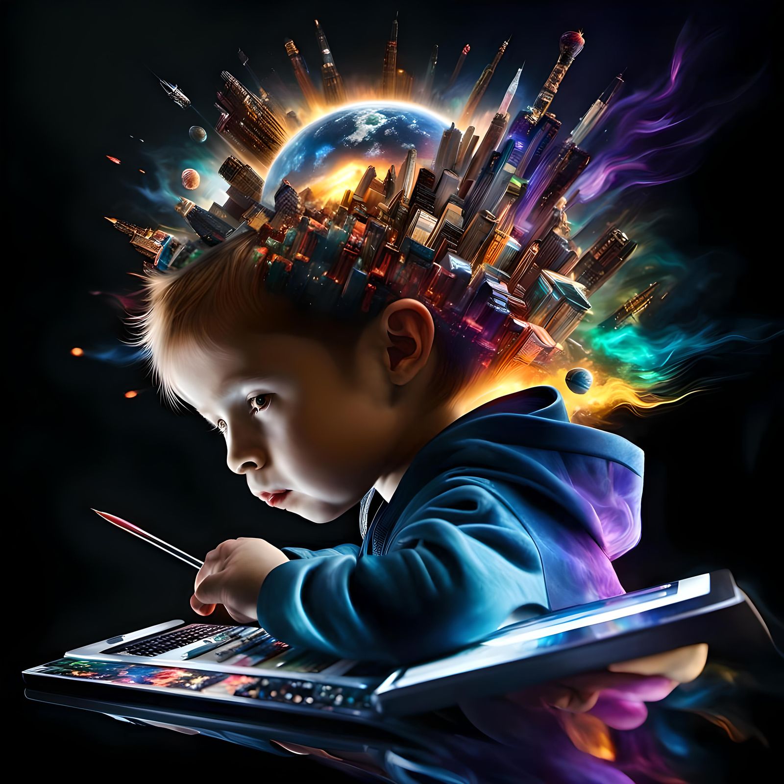 Connecting to the World  by @Crafter5280