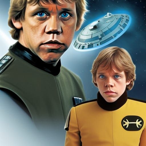 Luke Skywalker is the Captain of the U.S.S. Enterprise