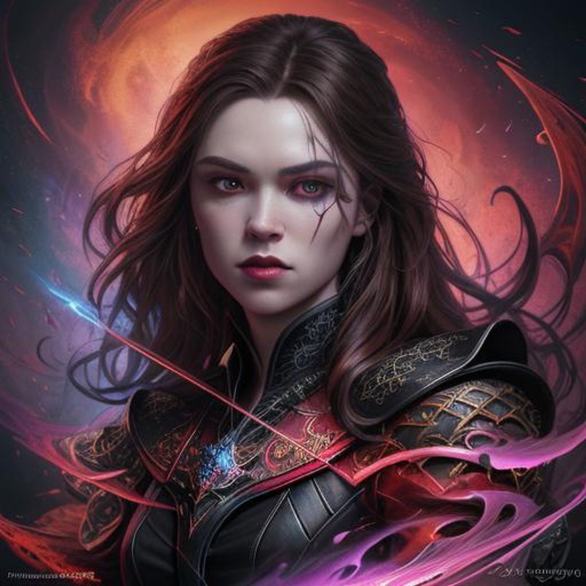 Stefanie, Queen of The Vampires - AI Generated Artwork - NightCafe Creator