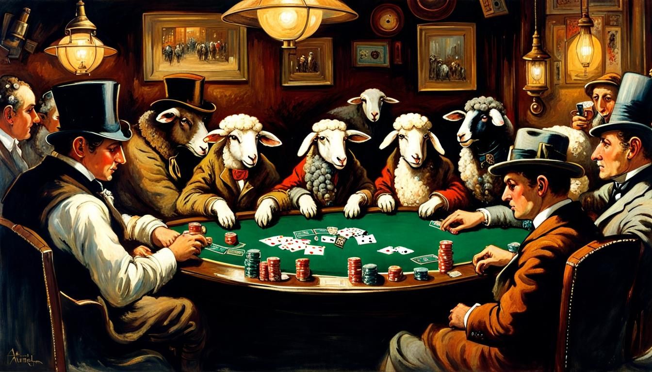 Playing Poker with Sheep