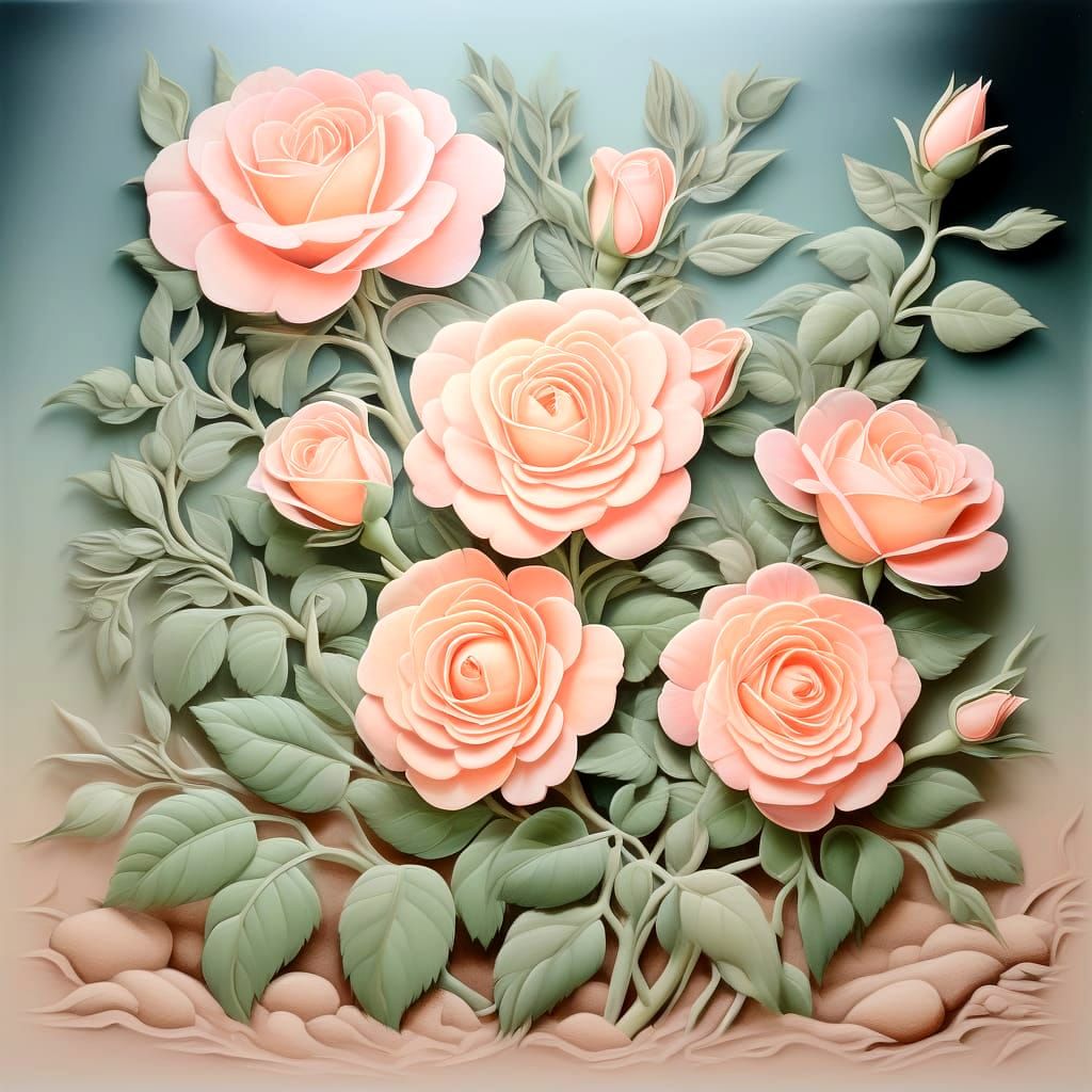 Peach Roses