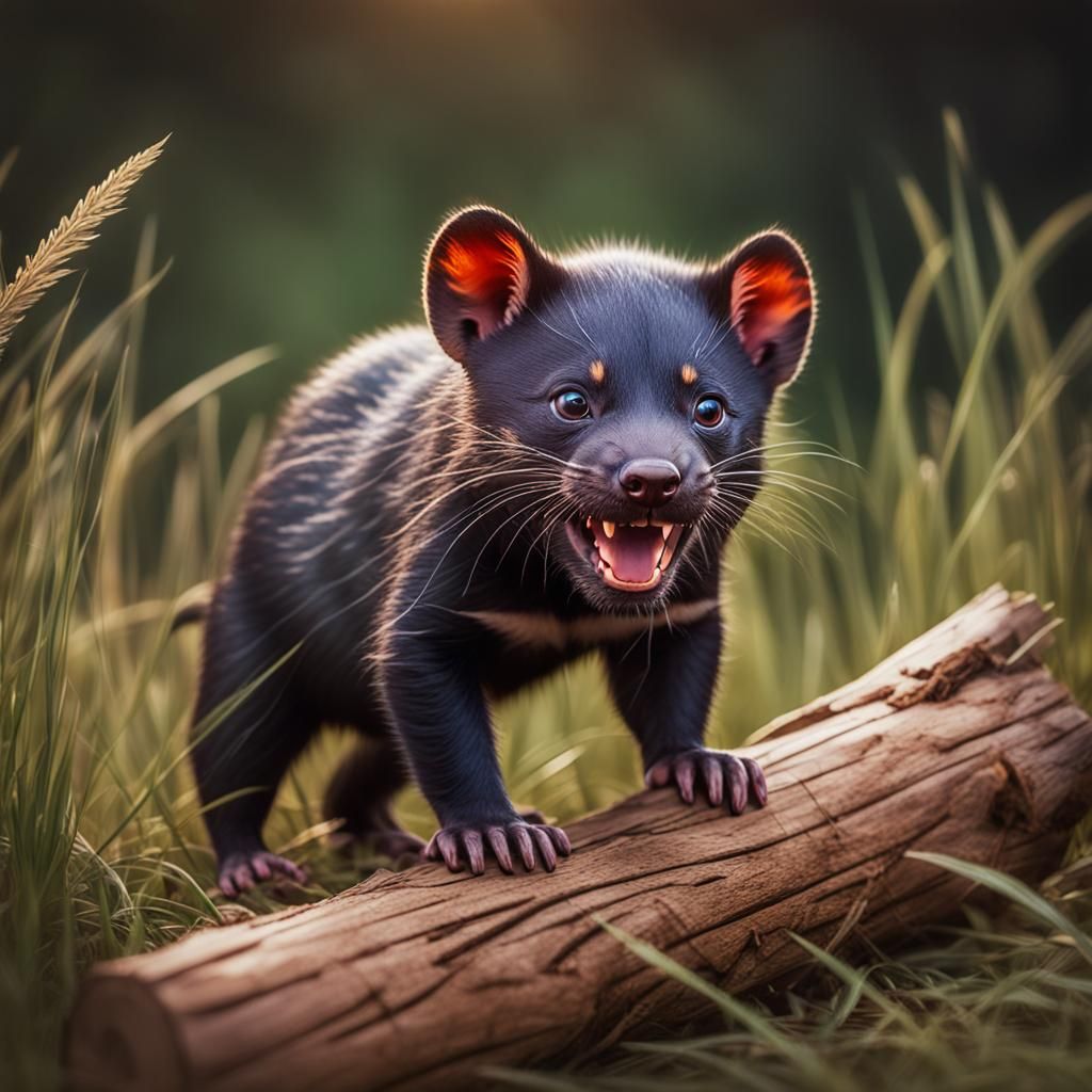 Tasmanian devil cub