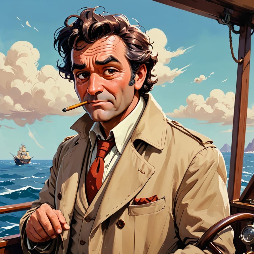 Detective Columbos on the case of finding the lost land