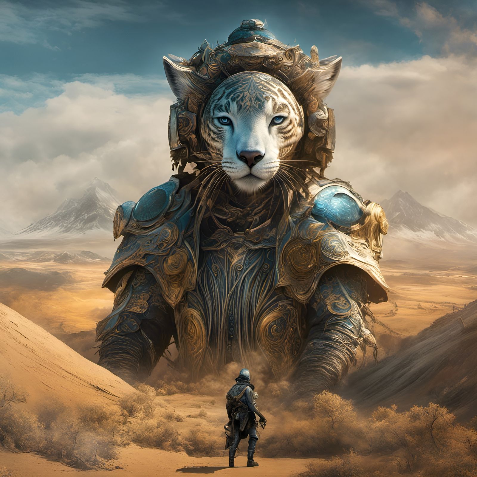 Desert Standoff  by @lawrencelot