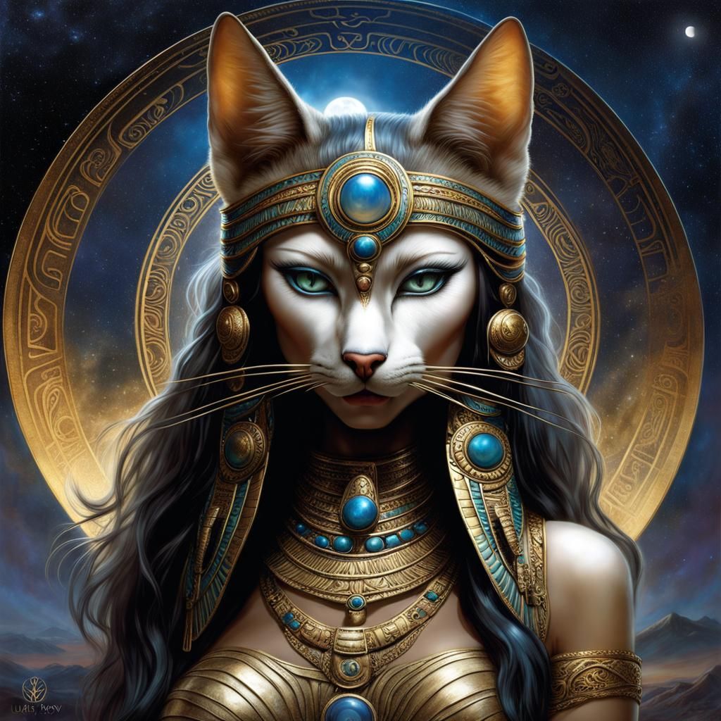 🔥 Download Bastet Egyptian Cat Goddess By Laughingtony by @lynnh | Bastet  Wallpaper, Bastet Wallpaper,