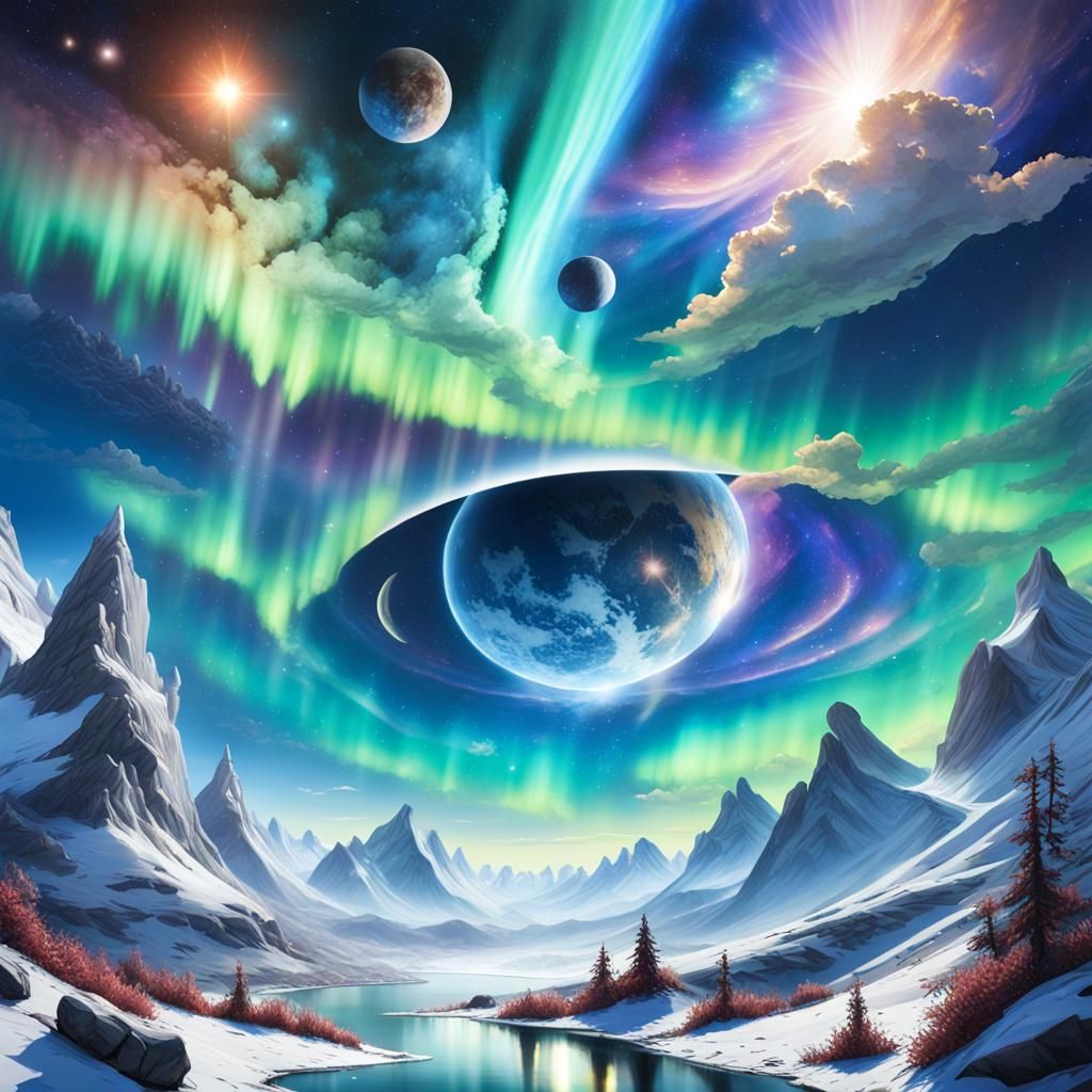 Deserted alien world