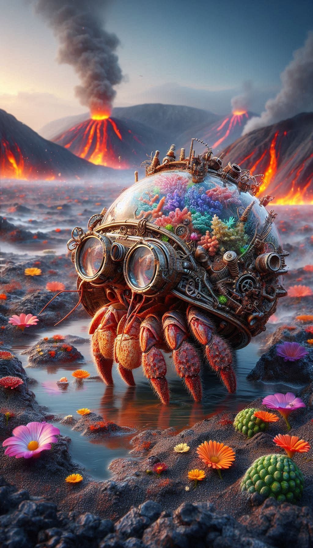 The Wandering Hermit Crab