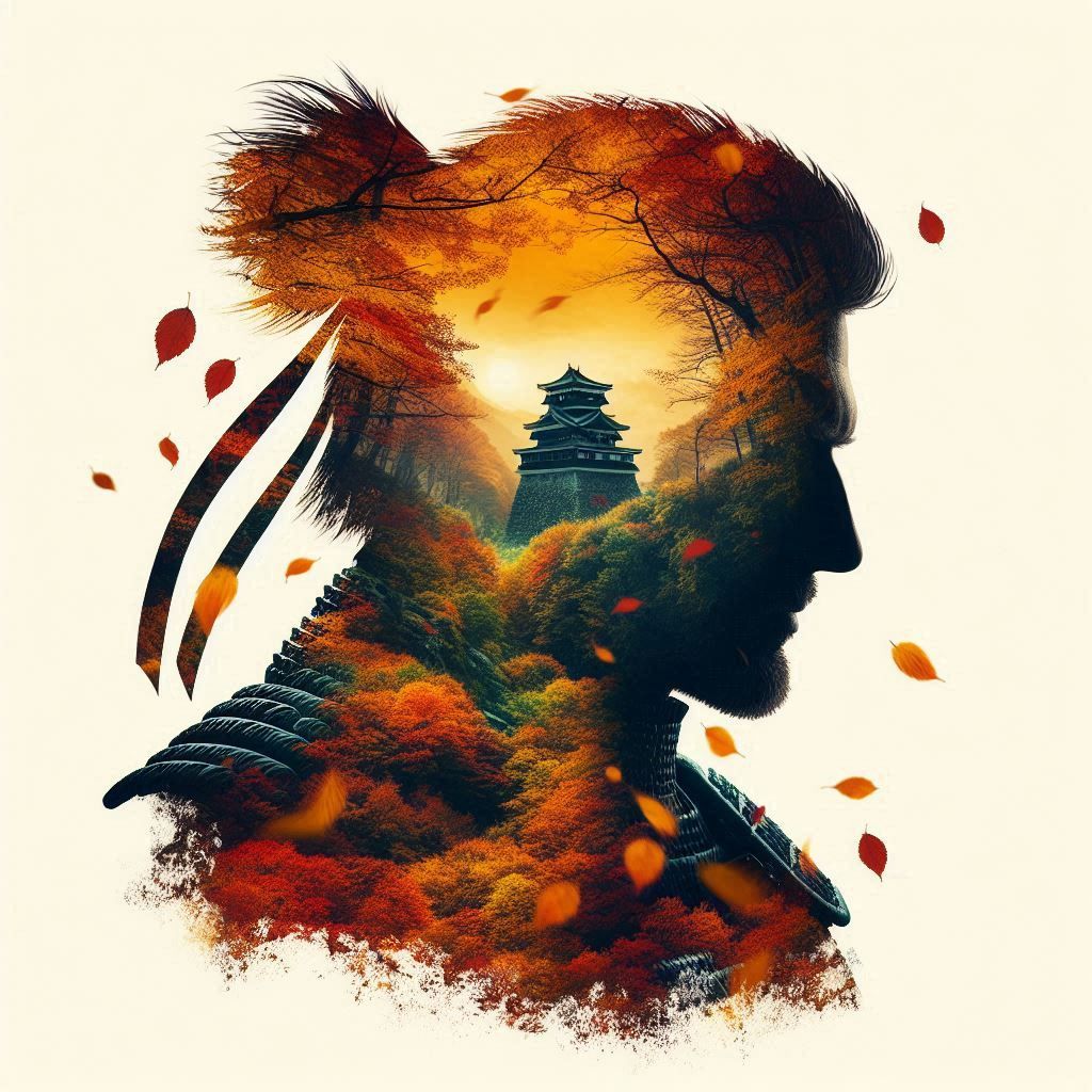 double exposure beautiful fantasy portrait landscape..