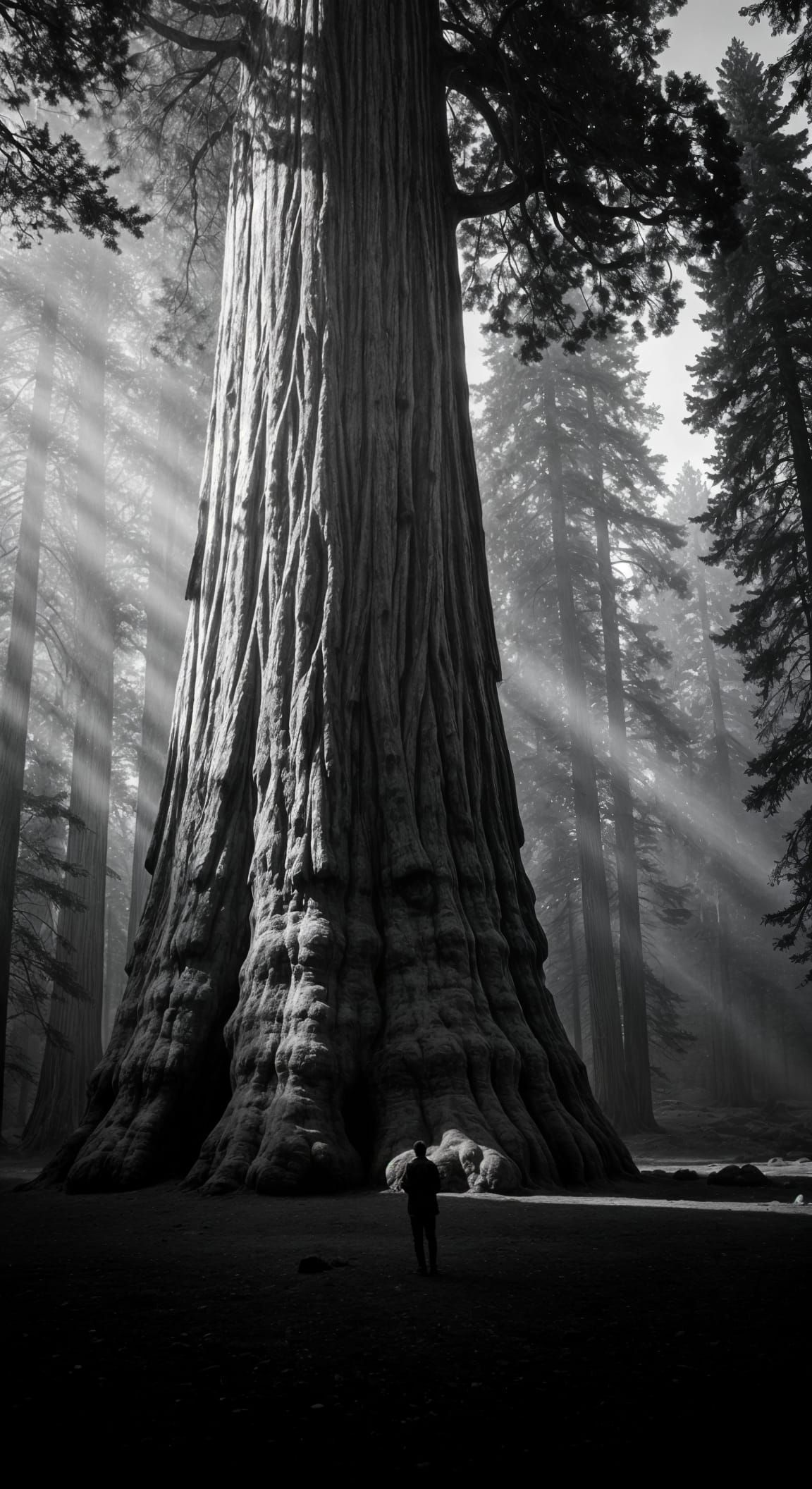 colossal sequoia tree  by @nixxxnutz