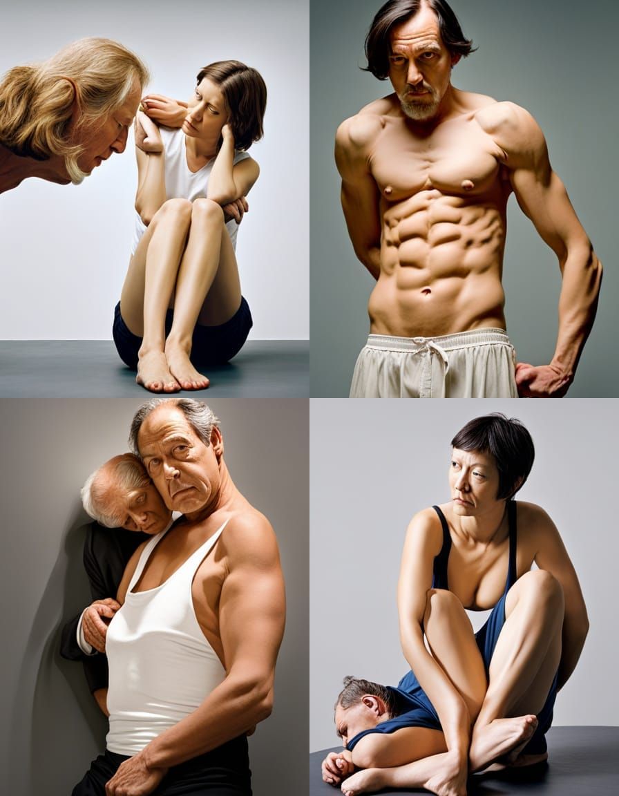 by Ron Mueck (SDXL Artist Study)