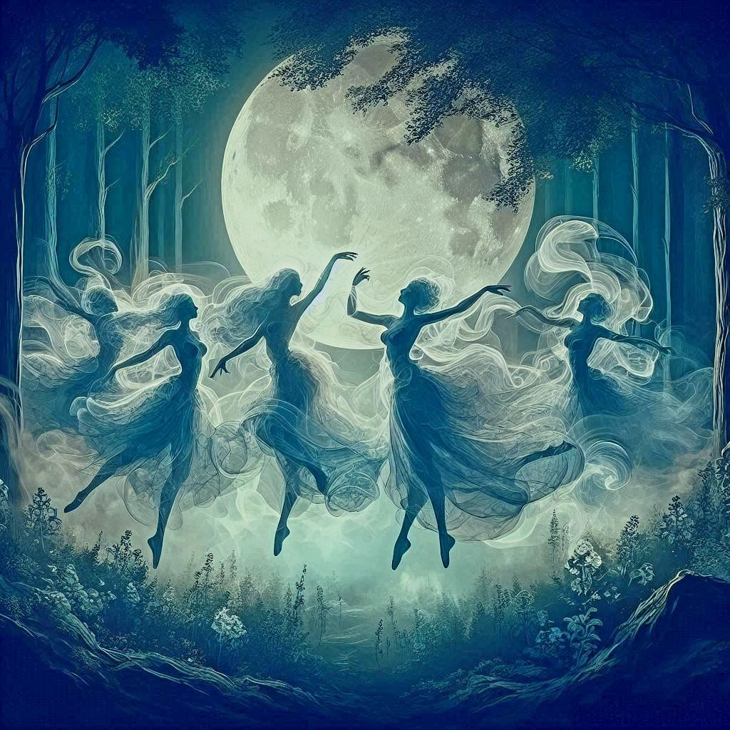 Ghostly dancers