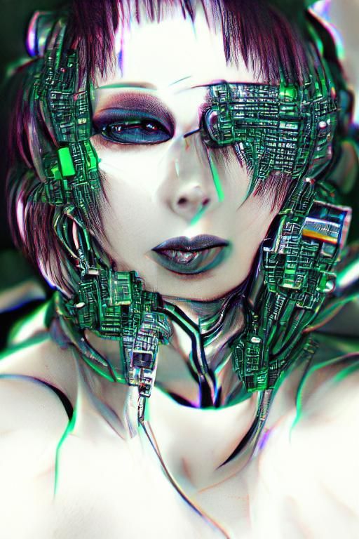 Matrix meets Cyberpunk - AI Generated Artwork - NightCafe Creator