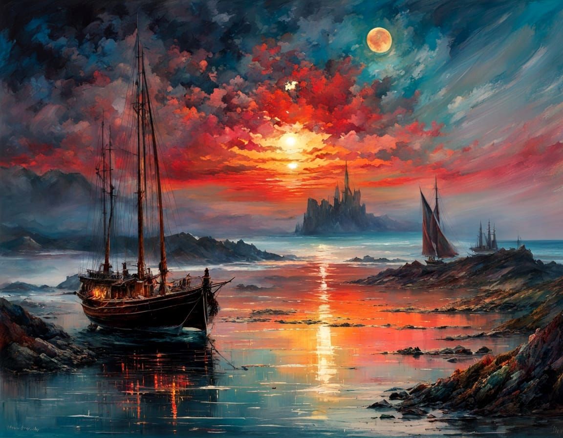 Night's Golden Promise: Sailing to Destiny  by @Artless