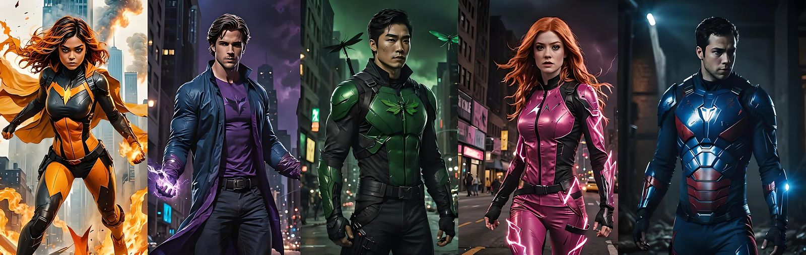 The Protectors (My OC team of Superheroes)