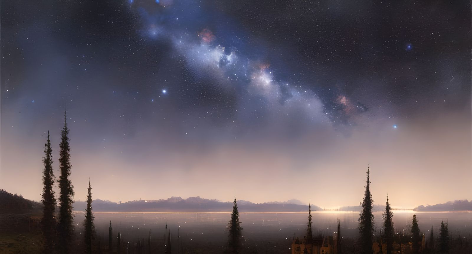 Celestial Symphony  by @Lilac Landscapes