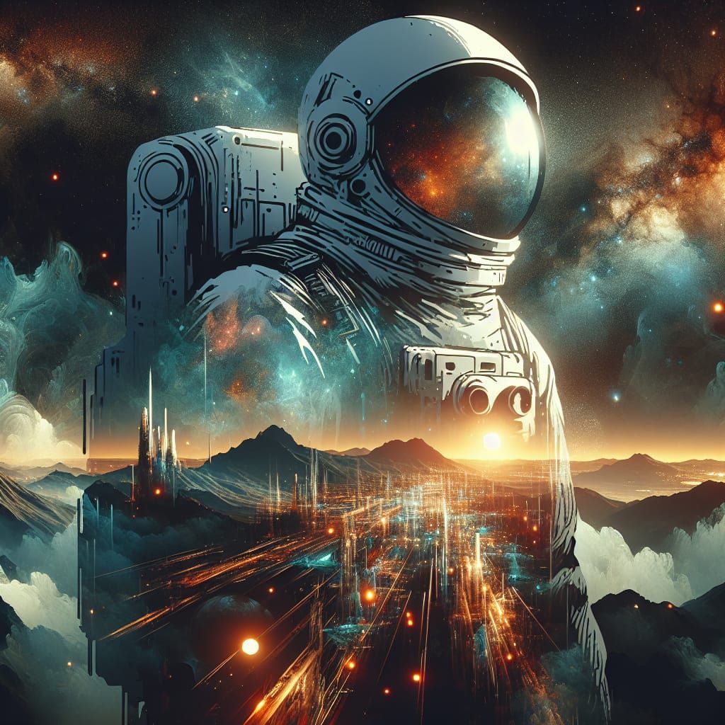 Journey into the great yonder  by @Plats