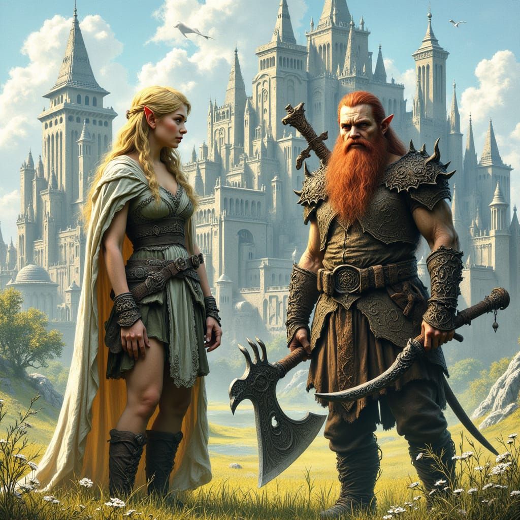 "Side by side with a friend"