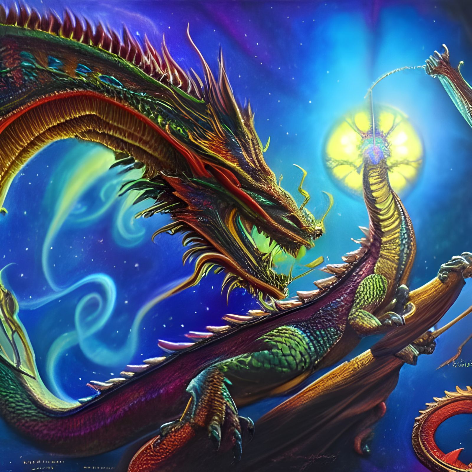 The First Dragon Ai Generated Artwork Nightcafe Creator 7965