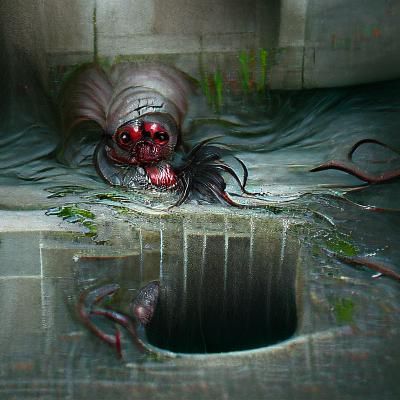 It came from the sewer