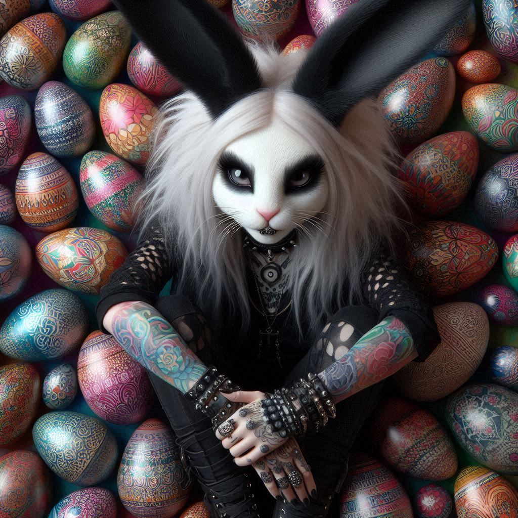 Alternative subculture Easter bunny