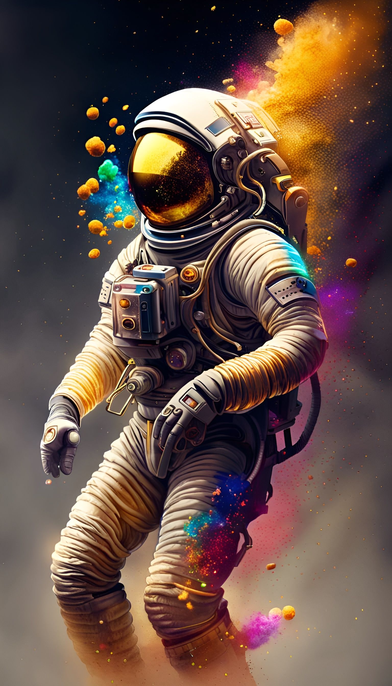 a body lost in space - AI Generated Artwork - NightCafe Creator