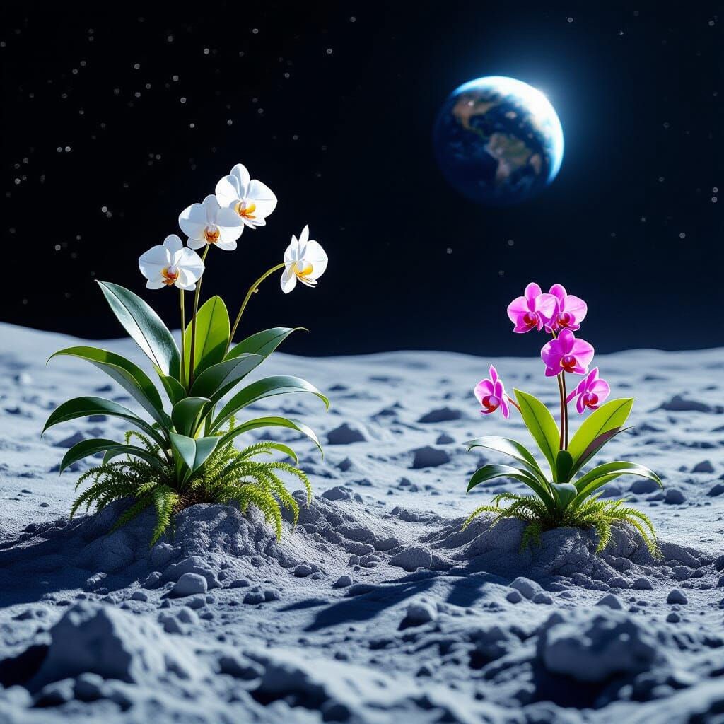 Lunar blooms  by @ArwenEvenstar