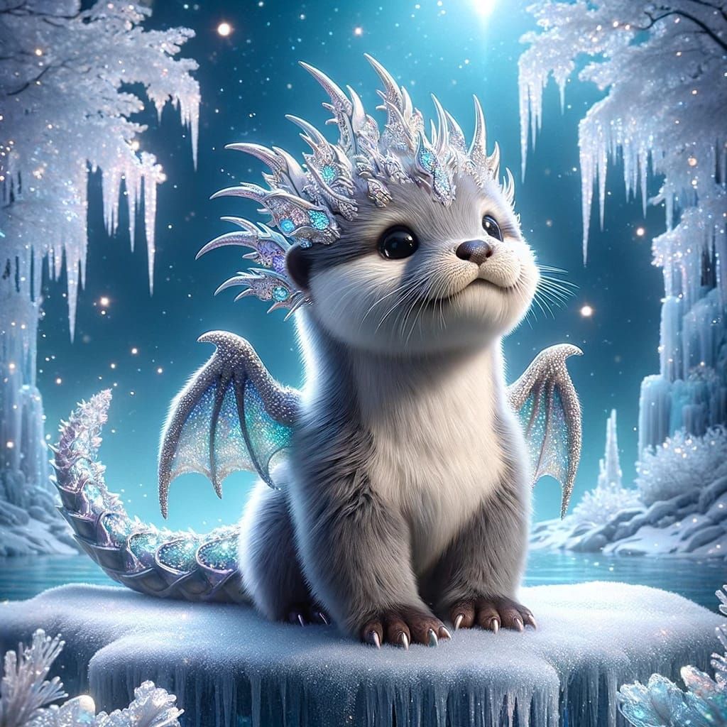 magical otter dragon 🦦🐲