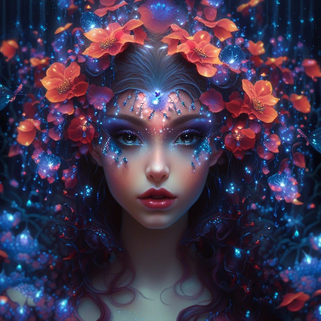 (fairy:1.9) portrait in a dark ancient overgrown enchanted forest <lora:FairiesXL:0.7> 