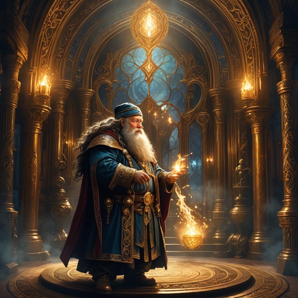 The dwarven mage - AI Generated Artwork - NightCafe Creator