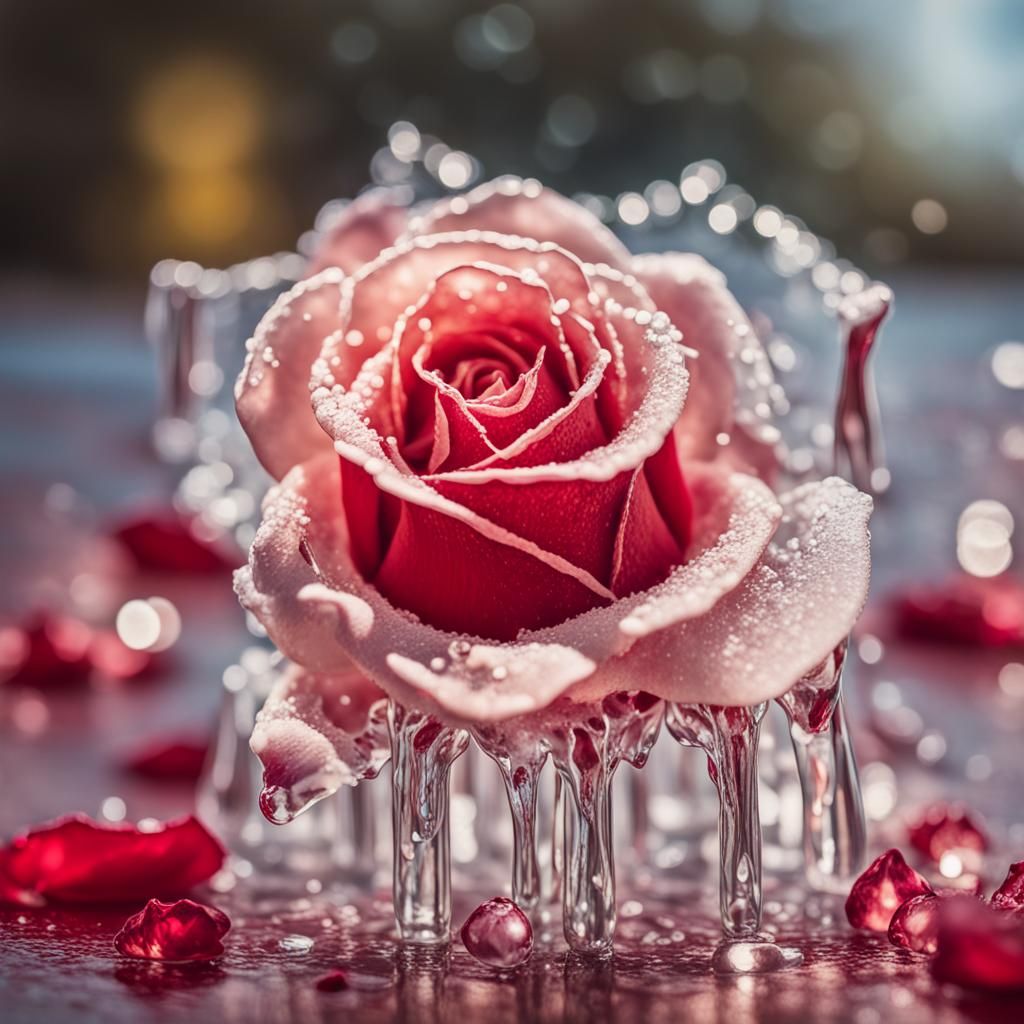 Drip Drop Rose  by @undefined