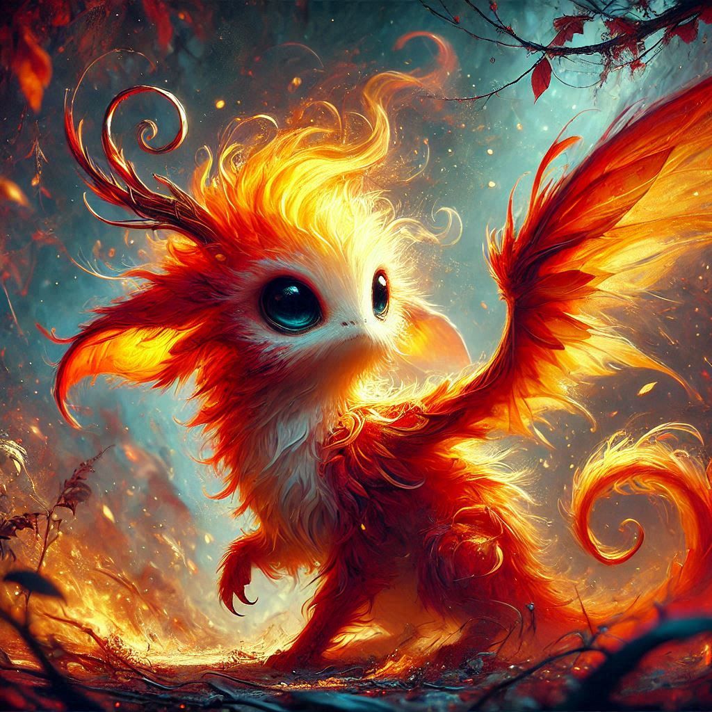 adorable fairy-tale fantasy creature portrait..