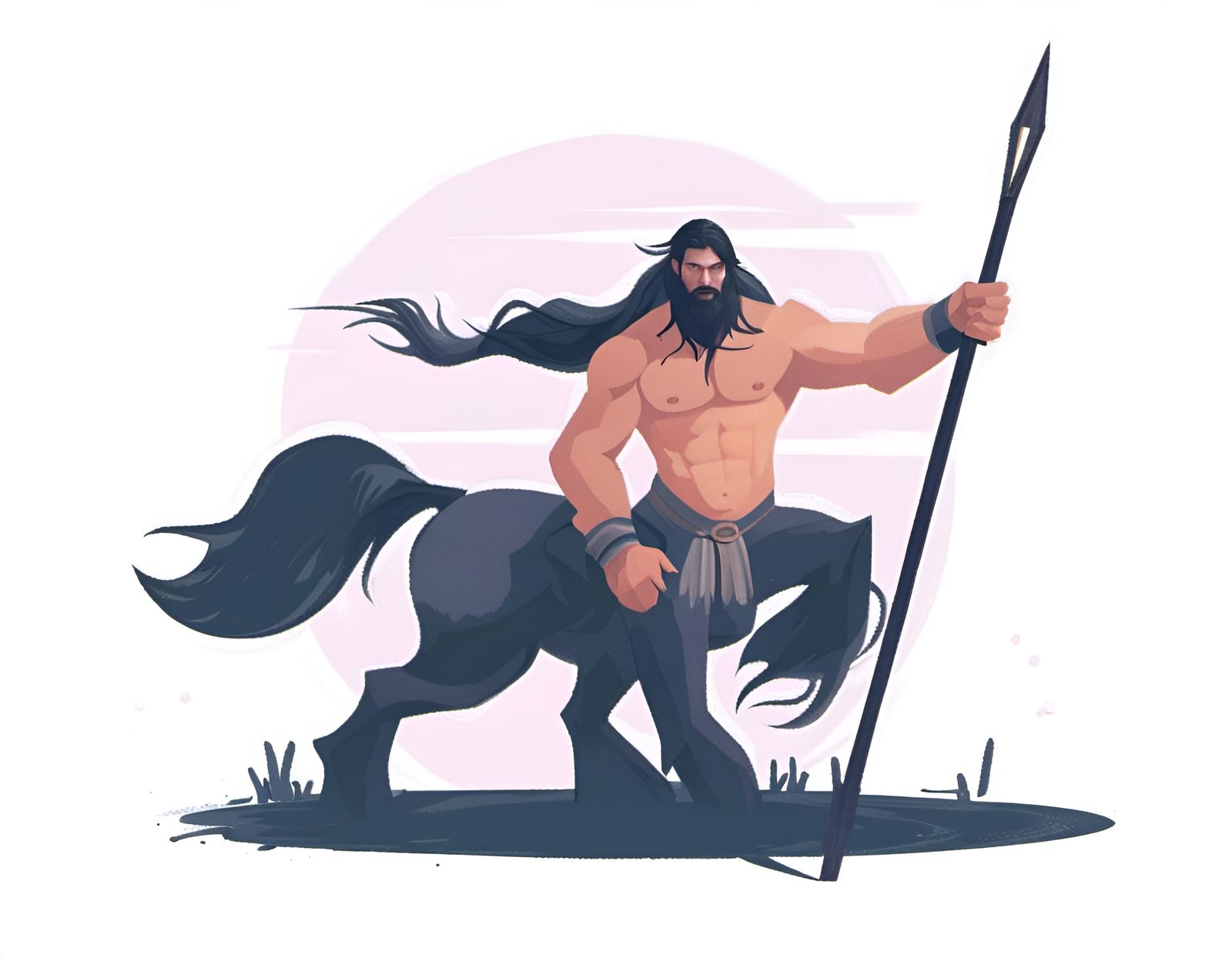 Detailed Centaur Concept Art in 8k Resolution