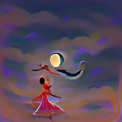 dancing with the moon