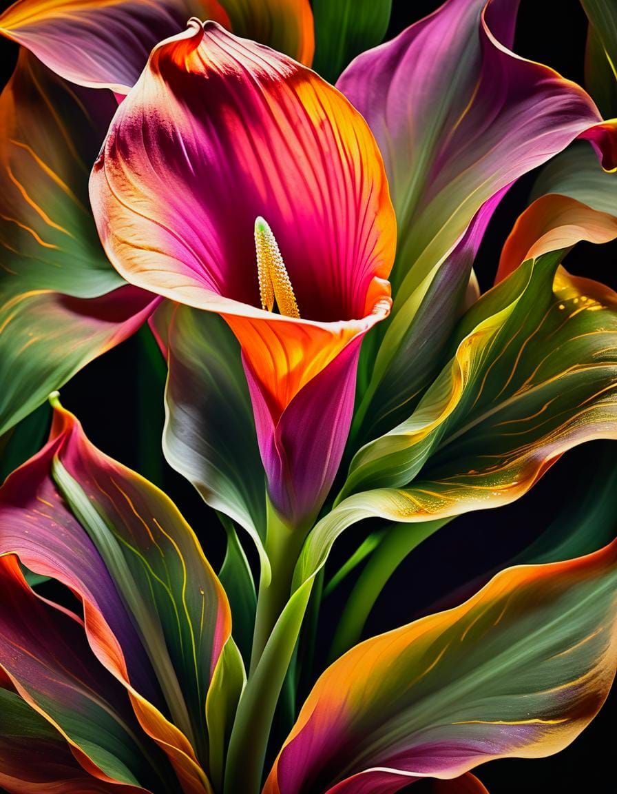 Arum lily   by @Lazy Turtle