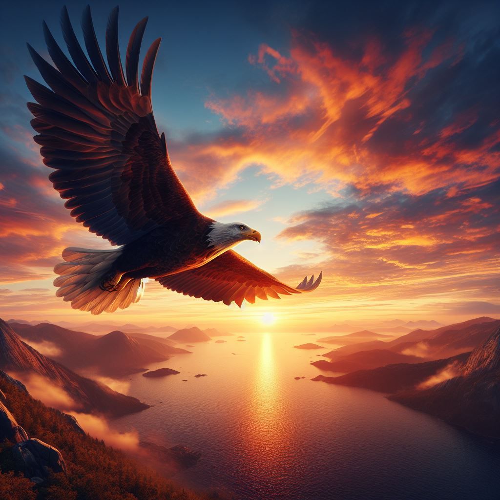 fly like an eagle to the sea