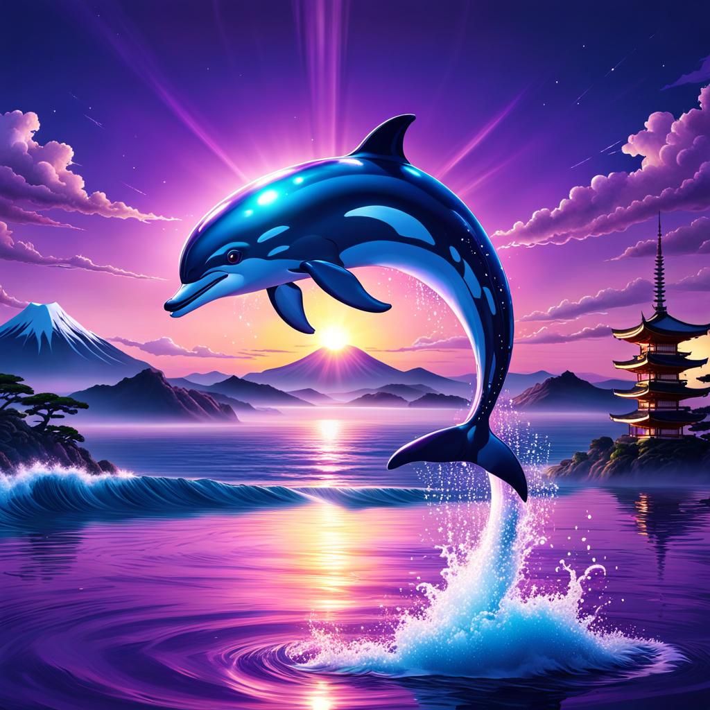 Majestic dolphin  by @shadow303