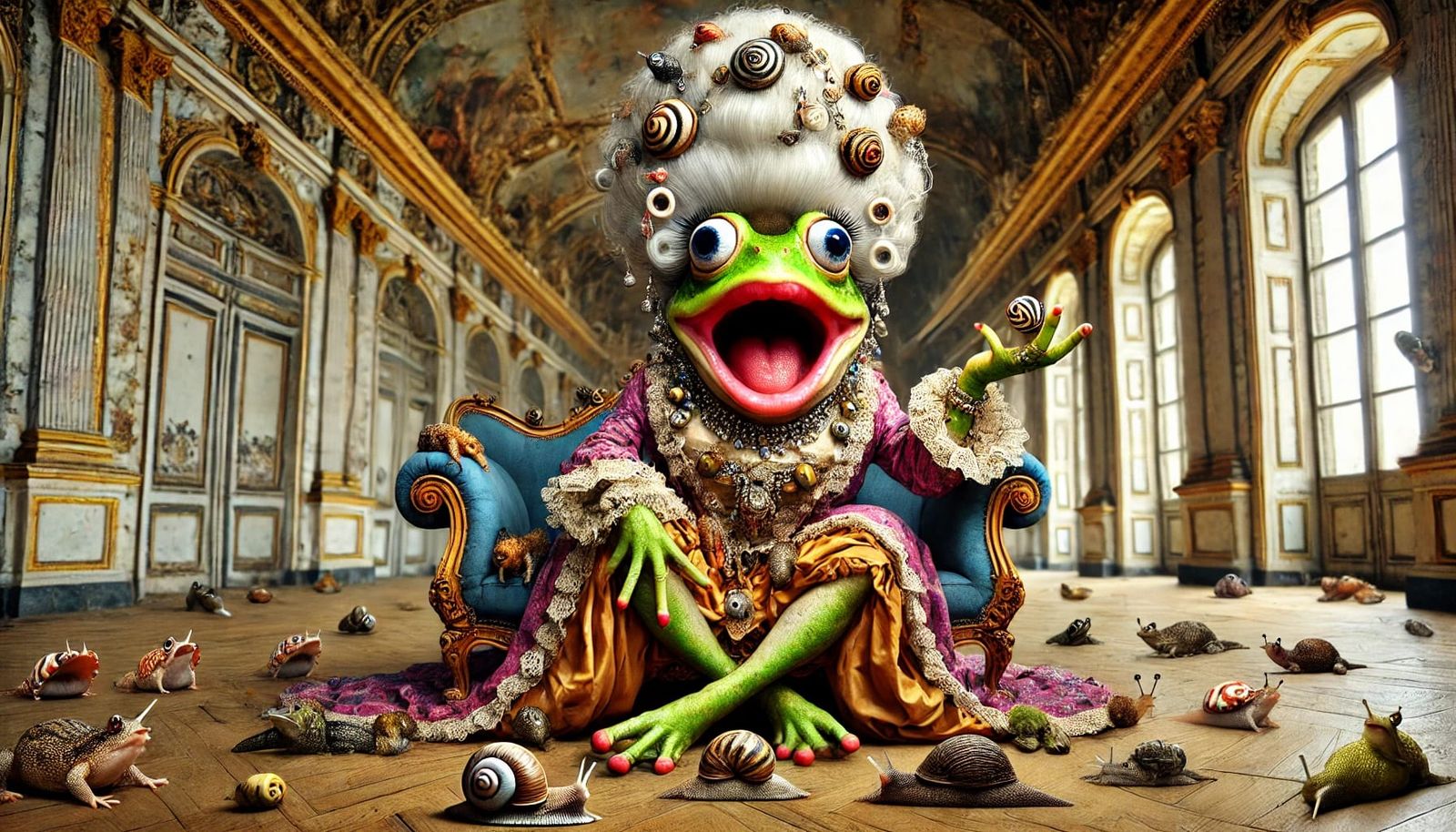 Genuinely surprised frog #1