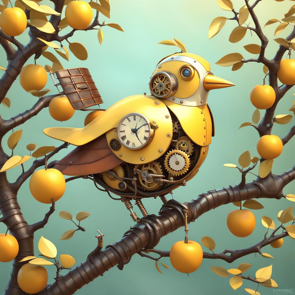 Clockwork Bird   by @midilon