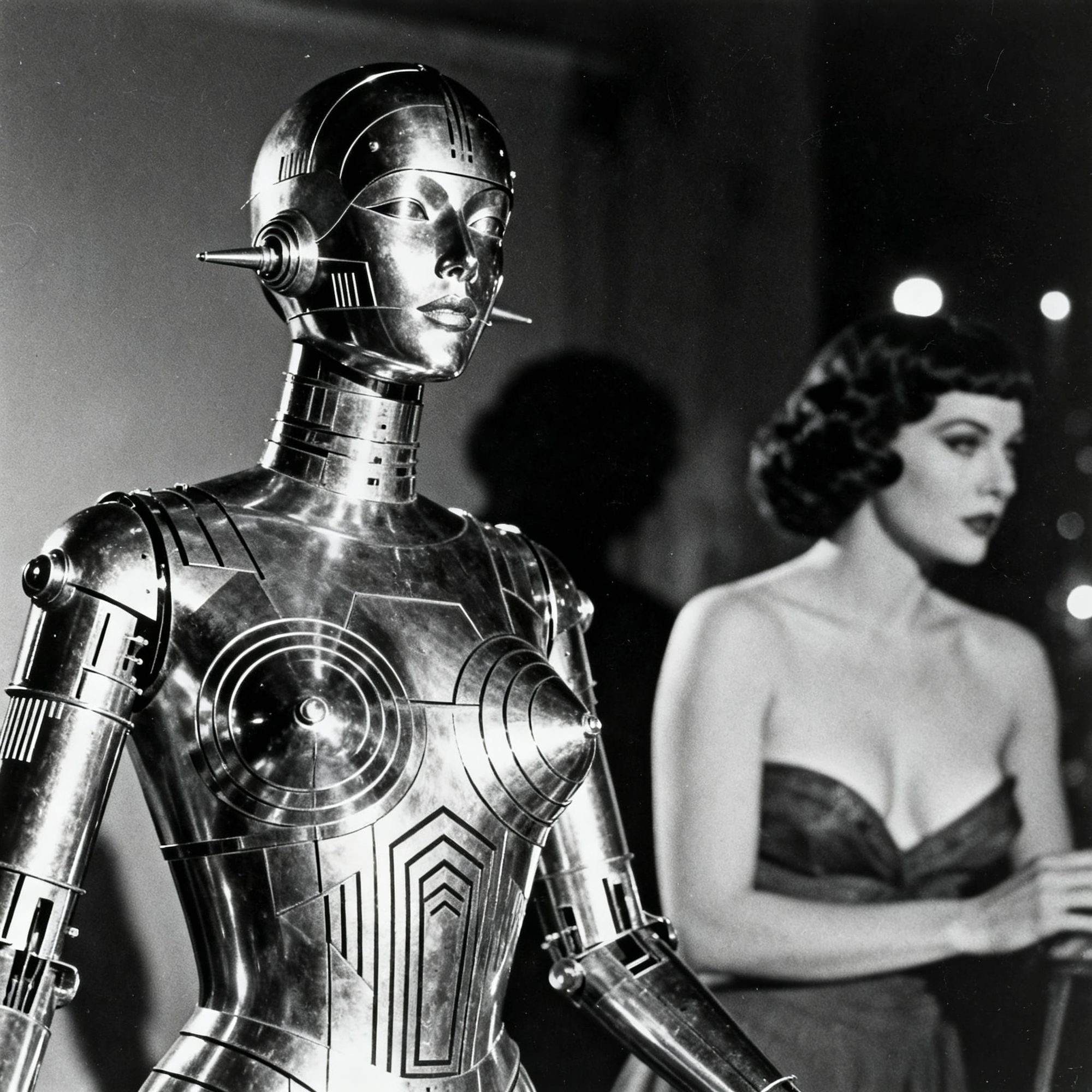 Vintage robot woman 1