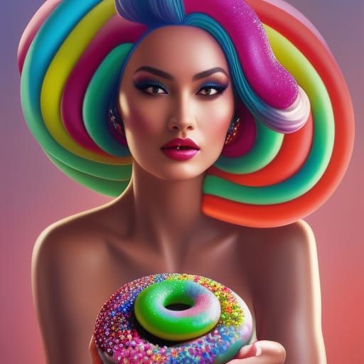 Magic Donuts AI Generated Artwork NightCafe Creator