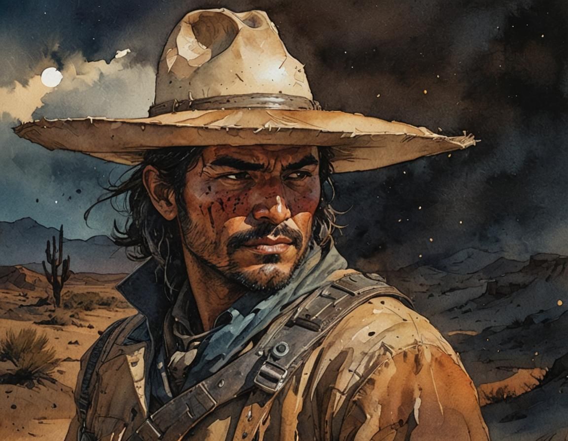 Mexican bandit 
 watercolor Mark Brooks and Dan Mumford, com...