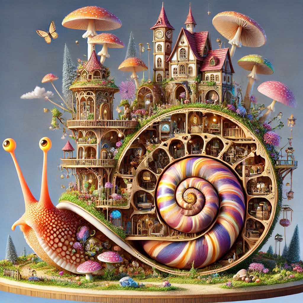 Fantasy snail hotel