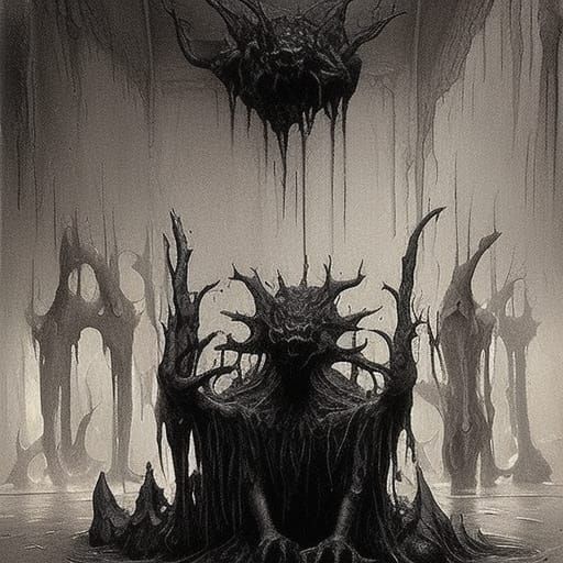 DND monster named the mind milker: A shapeshifting black muck that ...