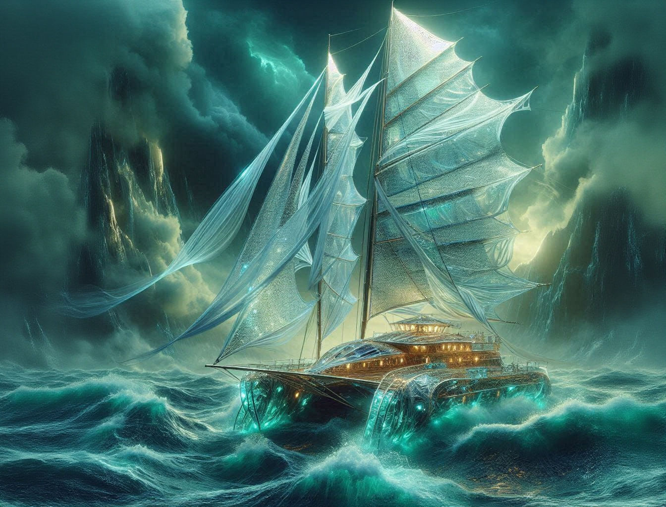 Voyage of the Crystal Catamaran