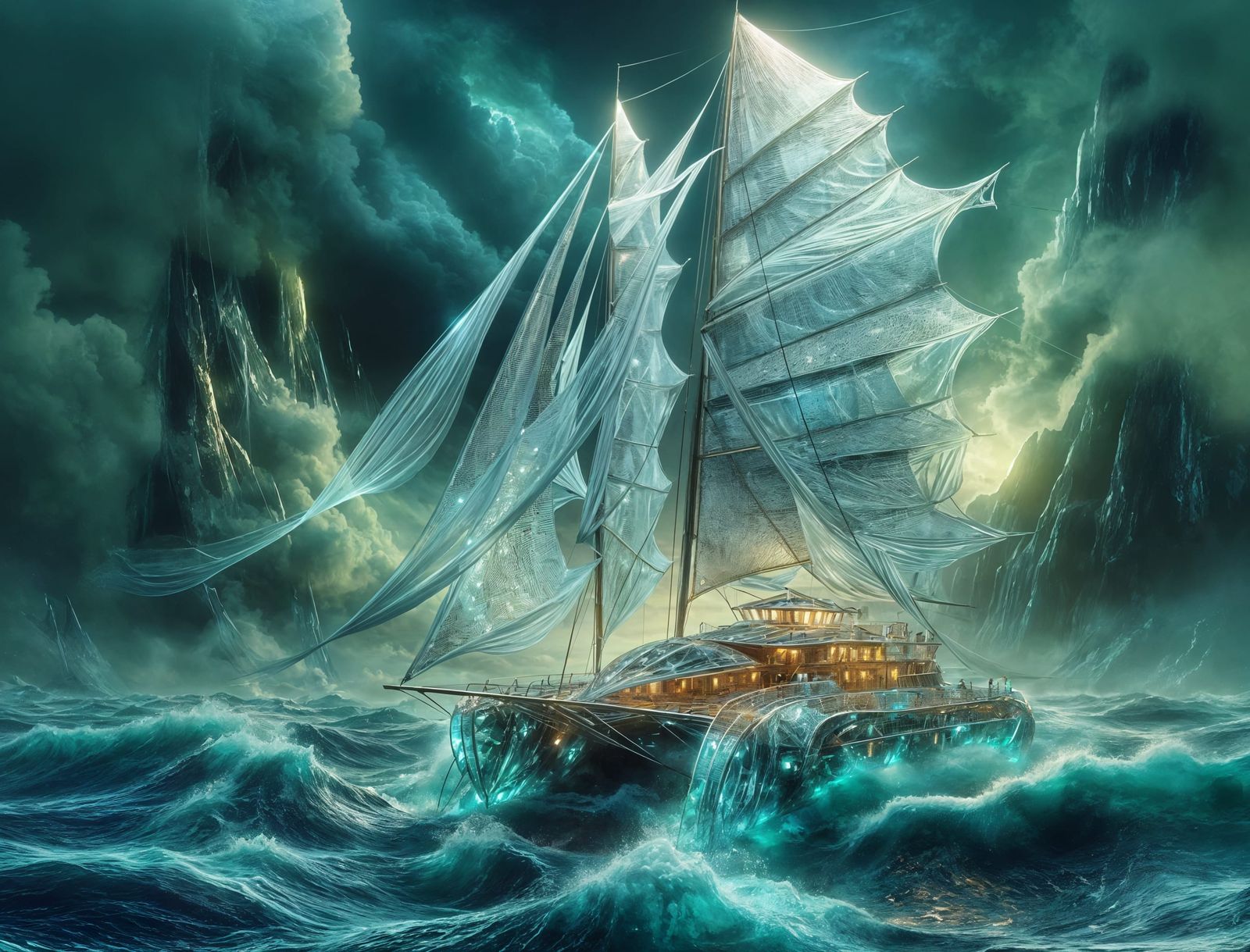 Voyage of the Crystal Catamaran