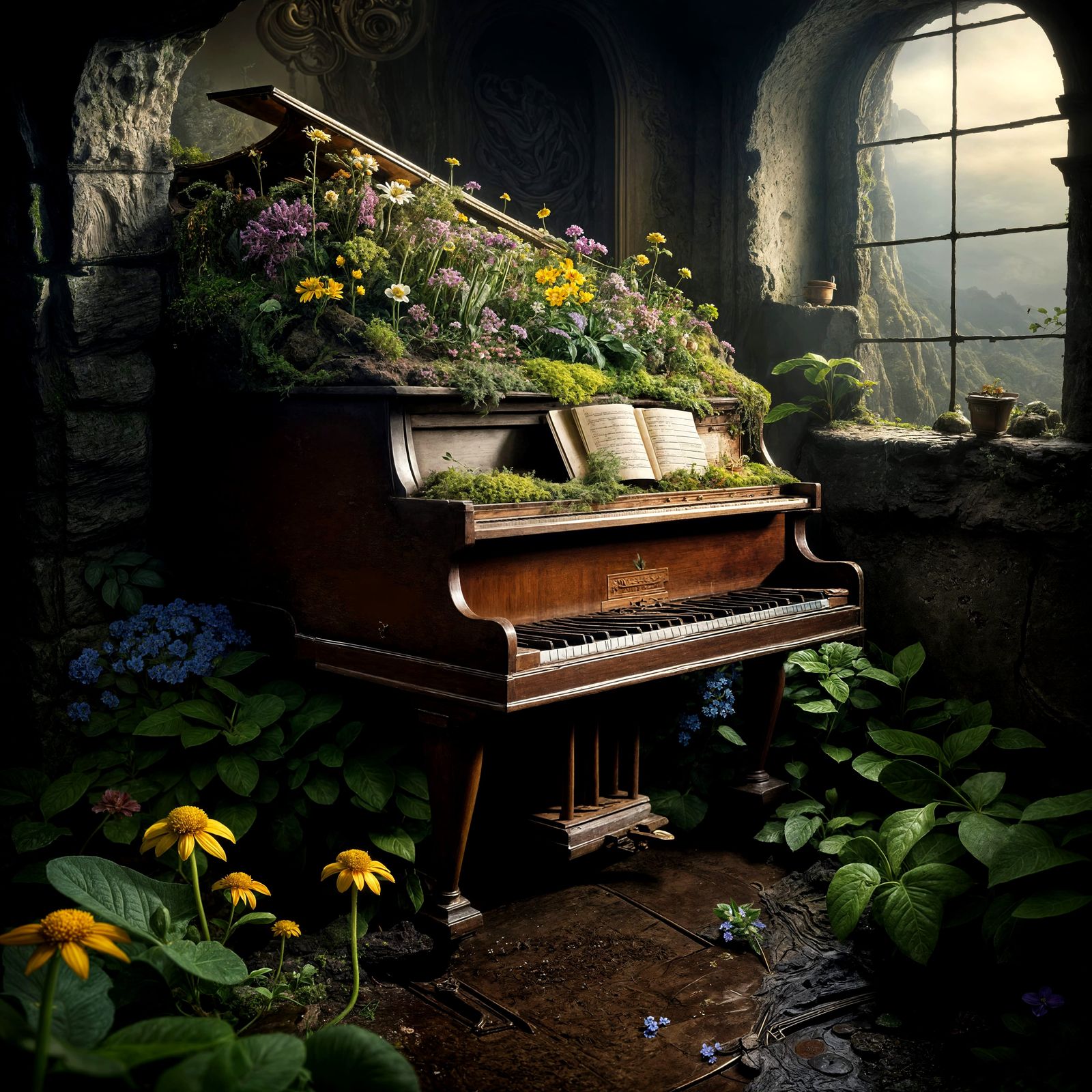 Floral Notes  by @Eiluff Yu