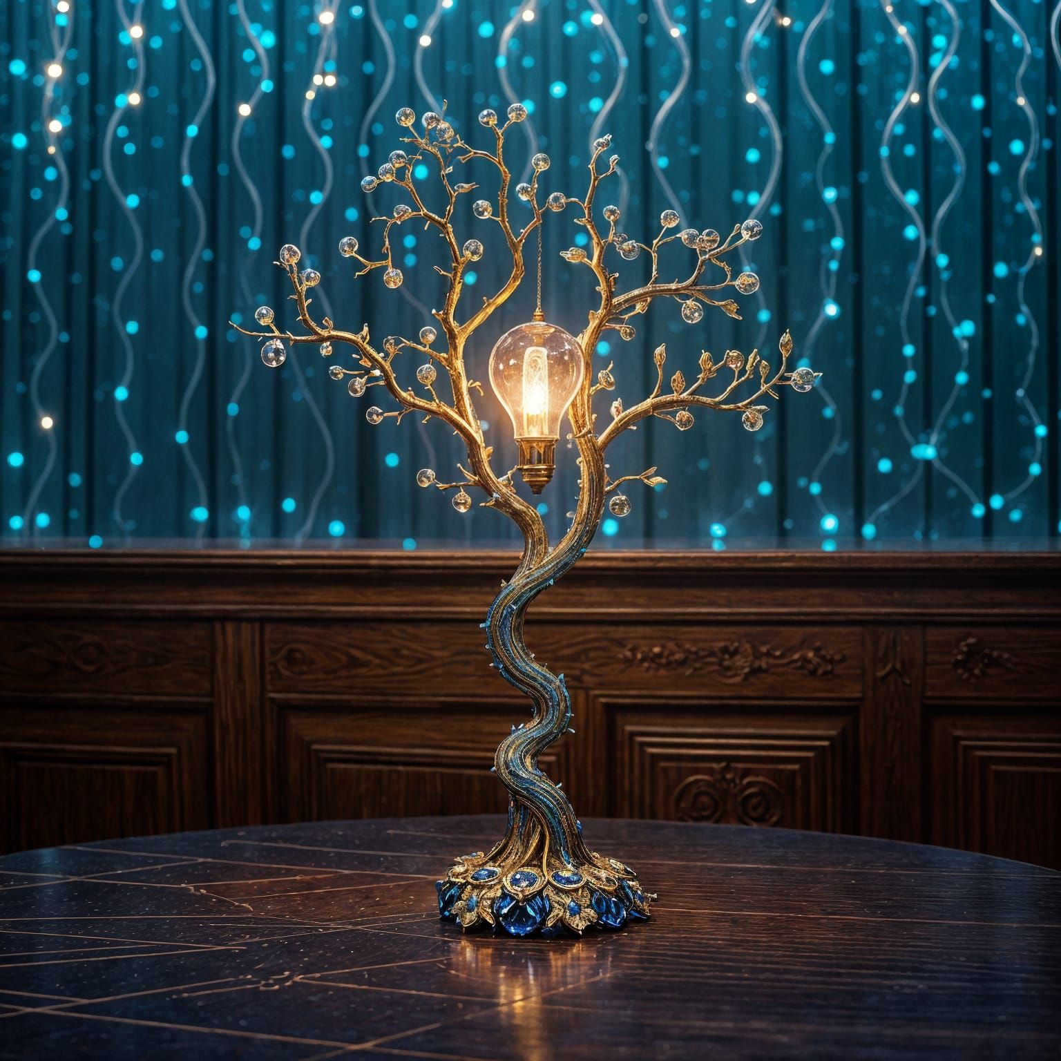The lamp of trees  by @Kitty
