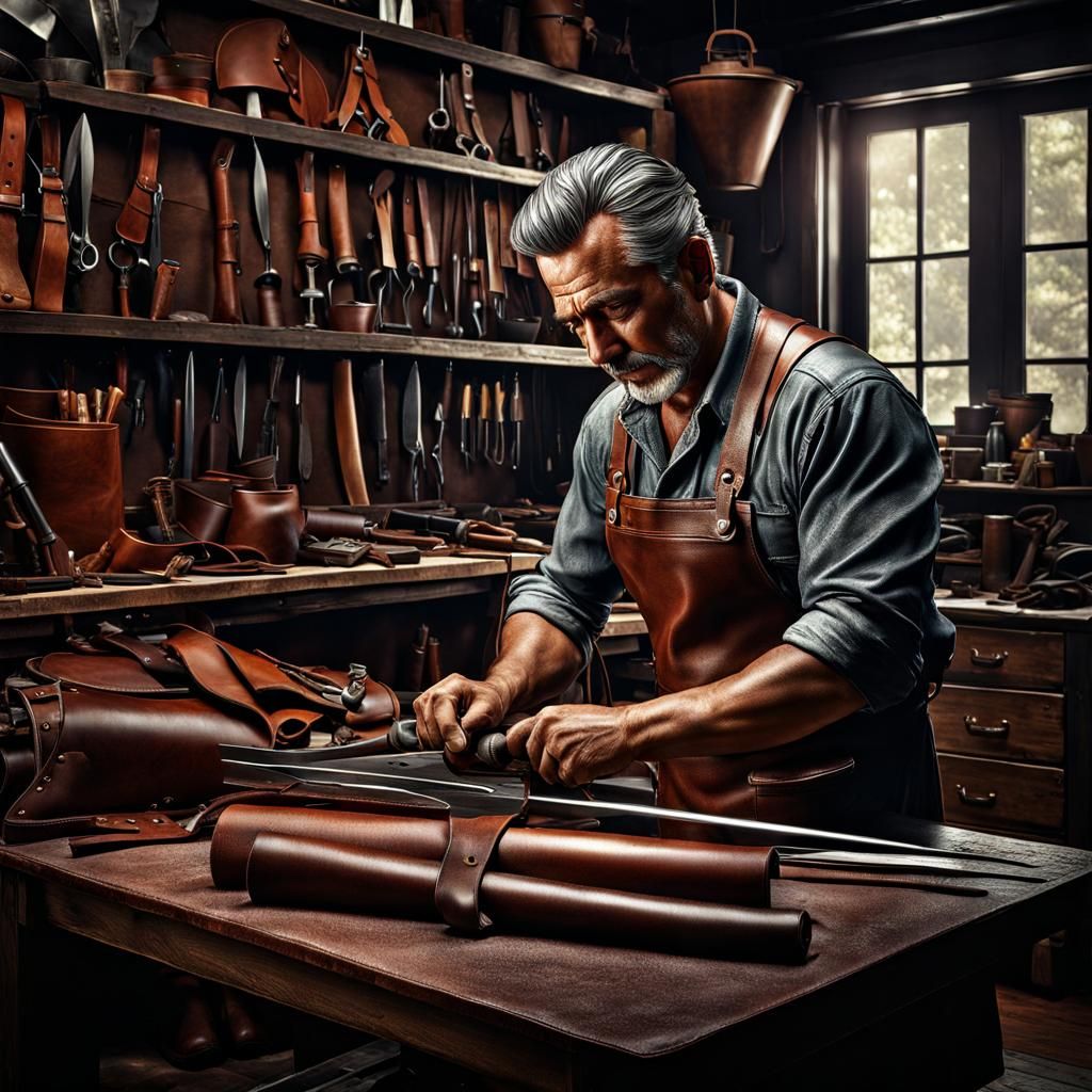 leatherworker AI Generated Artwork NightCafe Creator